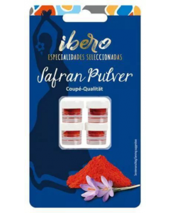Safran-Pulver Coupé Qualität von Ibero, 4 x 0,25g